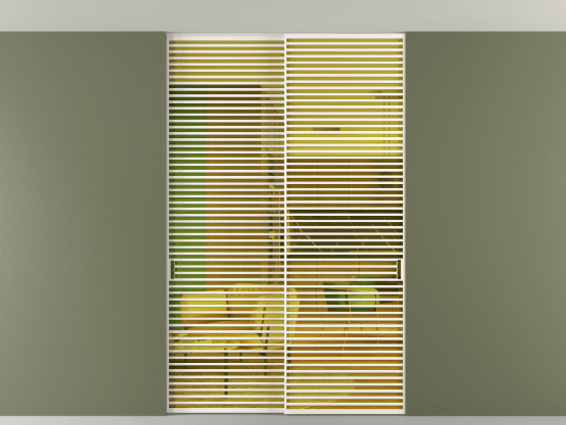 Перегородка Формато внутри проёма скрытое крепление в потолок 2 створки АЛПР 040.07 Алюминий пудровый белый Прозрачное жёлтое стекло, триплекс. Цена 3098957 ₸ 1. Полотно 2 шт. (800/2100 мм)
2. Комплект установки раздвижной системы
3. Базовый комплект фурнитуры
4. Ручка Рондо. Фабрика дверей Волховец 8 (800) 551 43 19 Перегородка Формато внутри проёма скрытое крепление в потолок 2 створки АЛПР 040.07 Алюминий пудровый белый Прозрачное жёлтое стекло, триплекс Цена 3098957 ₸ | Volhovec