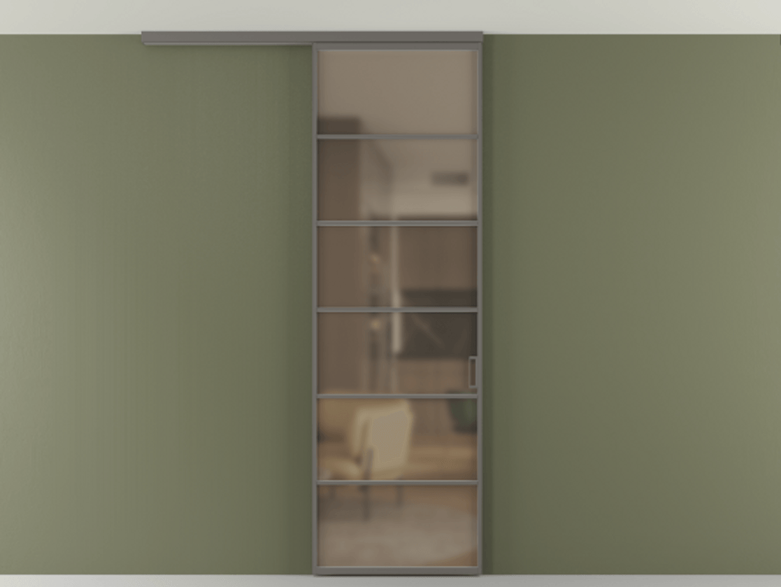 Перегородка Формато вдоль стены на потолок 1 створка АЛПР 040.04 Алюминий классический серый Сатинированное бронзовое стекло, триплекс. Цена 815361 ₸ 1. Полотно 2 шт. (800/2100 мм)
2. Комплект установки раздвижной системы
3. Базовый комплект фурнитуры
4.Ручка Рондо. Фабрика дверей Волховец 8 (800) 551 43 19 Перегородка Формато вдоль стены на потолок 1 створка АЛПР 040.04 Алюминий классический серый Сатинированное бронзовое стекло, триплекс Цена 815361 ₸ | Volhovec