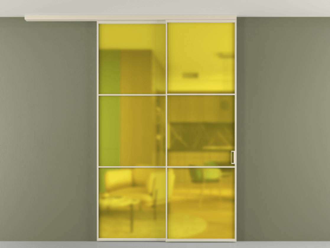 Перегородка Formato вдоль стены на потолок телескопик синхро 2 АЛПР 040.03 Алюминий бежево-серый Сатинированное жёлтое стекло, триплекс. Цена 1783300 ₸ 1. Полотно 2 шт. (800/2100 мм)
2. Комплект установки раздвижной системы
3. Базовый комплект фурнитуры
4.Ручка RONDO
. Фабрика дверей Волховец 8 (800) 551 43 19 Перегородка Formato вдоль стены на потолок телескопик синхро 2 АЛПР 040.03 Алюминий бежево-серый Сатинированное жёлтое стекло, триплекс Цена 1783300 ₸ | Volhovec