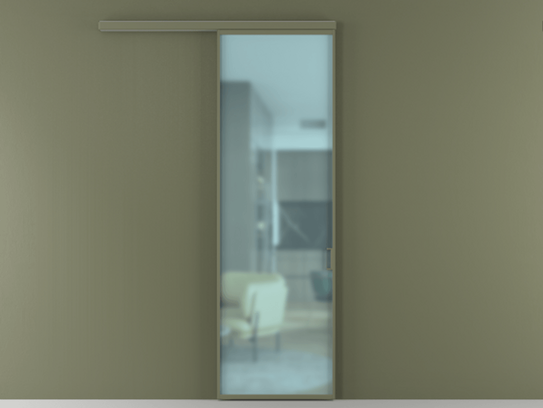 Перегородка Formato вдоль стены 1 створка АЛПР 040.01 Алюминий оливковый тёмный Сатинированное голубое стекло, триплекс. Цена 635000 ₸ 1. Полотно (800/2100 мм)
2. Комплект установки раздвижной системы
3. Базовый комплект фурнитуры
4.Ручка RONDO
. Фабрика дверей Волховец 8 (800) 551 43 19 Перегородка Formato вдоль стены 1 створка АЛПР 040.01 Алюминий оливковый тёмный Сатинированное голубое стекло, триплекс Цена 635000 ₸ | Volhovec