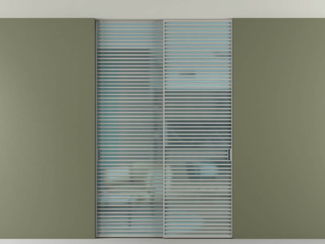 Перегородка Formato внутри проёма скрытое крепление в потолок 2 створки АЛПР 040.07 Алюминий нейтральный серый Сатинированное голубое стекло, триплекс. Цена 3098957 ₸ 1. Полотно 2 шт. (800/2100 мм)
2. Комплект установки раздвижной системы
3. Базовый комплект фурнитуры
4. Ручка RONDO. Фабрика дверей Волховец 8 (800) 551 43 19 Перегородка Formato внутри проёма скрытое крепление в потолок 2 створки АЛПР 040.07 Алюминий нейтральный серый Сатинированное голубое стекло, триплекс Цена 3098957 ₸ | Volhovec