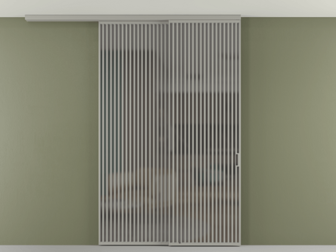 Перегородка Формато вдоль стены на потолок 2 створки с синхронным механизмом АЛПР 040.06 Алюминий нейтральный серый Сатинированное серое стекло, триплекс. Цена 3405447 ₸ 1. Полотно 2 шт. (800/2100 мм)
2. Комплект установки раздвижной системы
3. Базовый комплект фурнитуры
4.Ручка Рондо. Фабрика дверей Волховец 8 (800) 551 43 19 Перегородка Формато вдоль стены на потолок 2 створки с синхронным механизмом АЛПР 040.06 Алюминий нейтральный серый Сатинированное серое стекло, триплекс Цена 3405447 ₸ | Volhovec