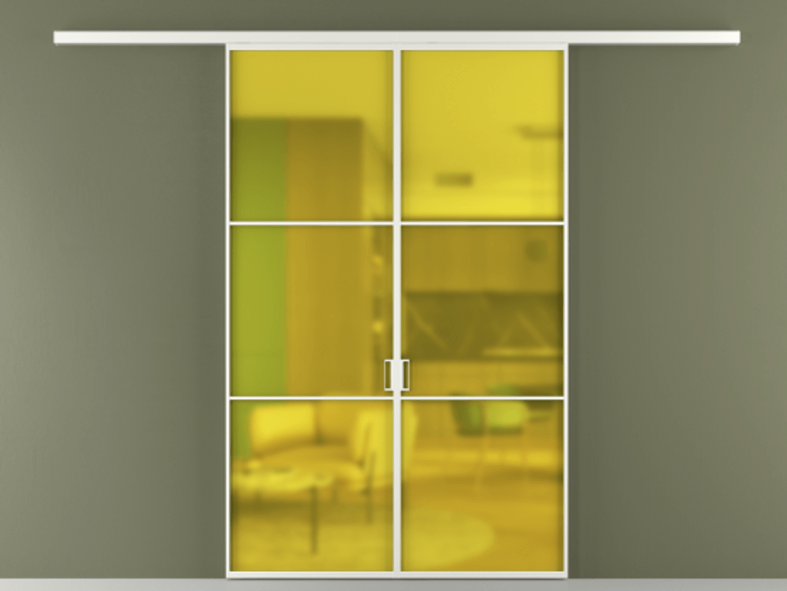 Дверь межкомнатная New Перегородка Formato вдоль стены двустворчатая АЛПР 040.03 Алюминий светло-серый Сатинированное жёлтое стекло, триплекс, 6мм Цена 1327200 1. Полотно 2 шт. (800/2100 мм)
2. Комплект установки раздвижной системы
3. Базовый комплект фурнитуры
4.Ручка RONDO
. Фабрика дверей Волховец 8 (800) 551 43 19 Межкомнатная дверь New Перегородка Formato вдоль стены двустворчатая АЛПР 040.03 Алюминий светло-серый Сатинированное жёлтое стекло, триплекс, 6мм Цена 1327200 | Volhovec