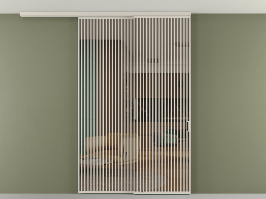 Перегородка Формато вдоль стены на потолок 2 створки с синхронным механизмом АЛПР 040.06 Алюминий облачно-серый Прозрачное бронзовое стекло, триплекс. Цена 3405447 ₸ 1. Полотно 2 шт. (800/2100 мм)
2. Комплект установки раздвижной системы
3. Базовый комплект фурнитуры
4.Ручка Рондо. Фабрика дверей Волховец 8 (800) 551 43 19 Перегородка Формато вдоль стены на потолок 2 створки с синхронным механизмом АЛПР 040.06 Алюминий облачно-серый Прозрачное бронзовое стекло, триплекс Цена 3405447 ₸ | Volhovec