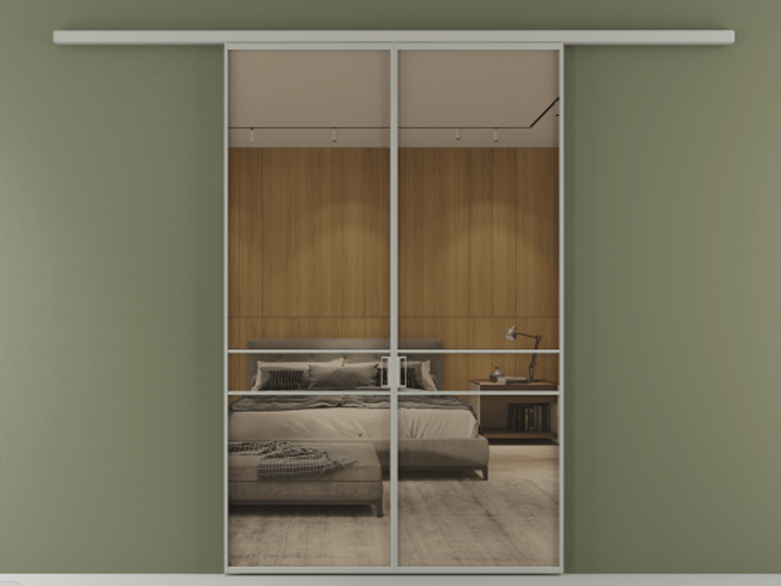 Перегородка Formato вдоль стены 2 створки АЛПР 040.02 Алюминий нейтральный серый Рефлективное бронзовое стекло "Stopsol", калёное. Цена 1882440 ₸ 1. Полотно 2 шт. (800/2100 мм)
2. Комплект установки раздвижной системы
3. Базовый комплект фурнитуры
4.Ручка RONDO
. Фабрика дверей Волховец 8 (800) 551 43 19 Перегородка Formato вдоль стены 2 створки АЛПР 040.02 Алюминий нейтральный серый Рефлективное бронзовое стекло "Stopsol", калёное Цена 1882440 ₸ | Volhovec