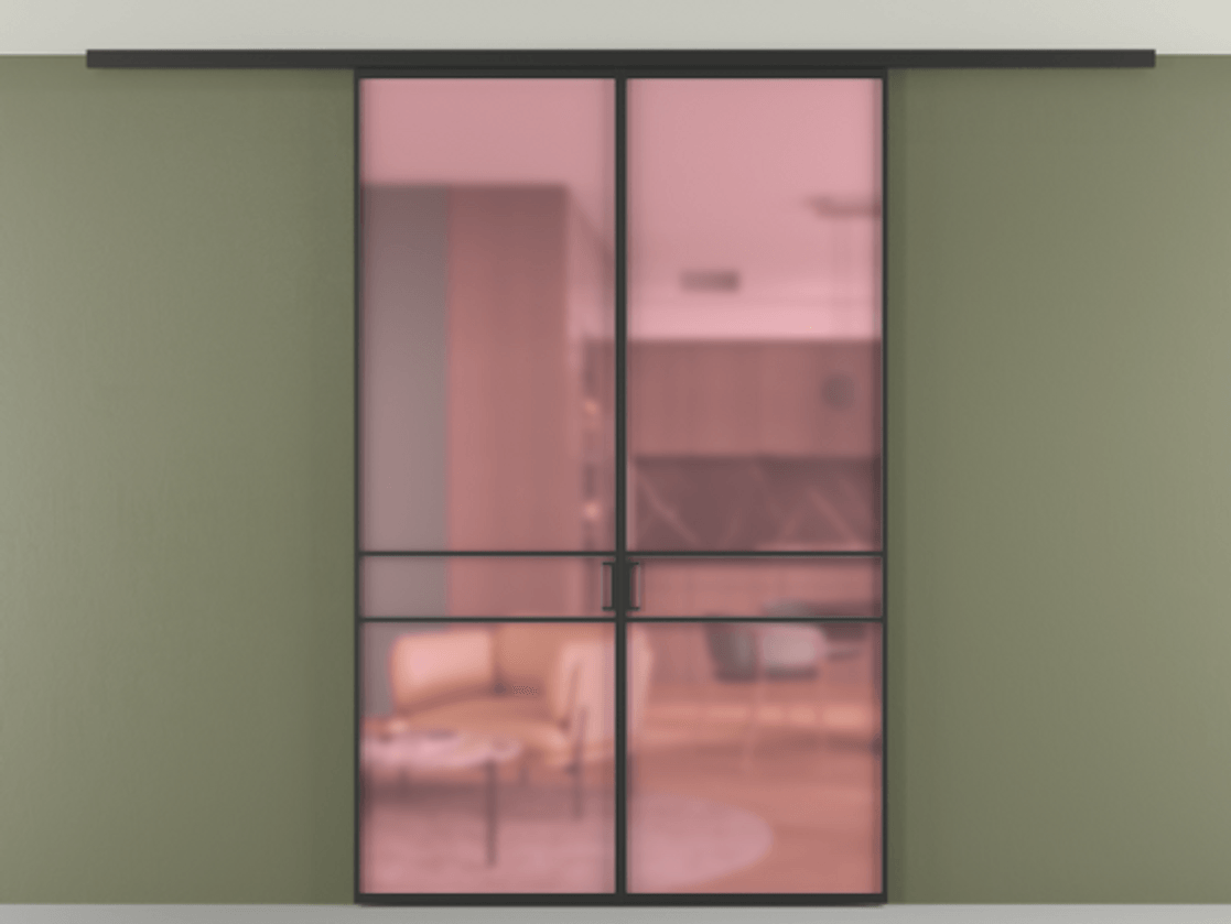 Перегородка Formato вдоль стены на потолок 2 створки АЛПР 040.02 Алюминий Черный Сатинированное розовое стекло, триплекс. Скрытый короб ЧЕР Цена 1357587 ₸ 1. Полотно 2 шт. (800/2100 мм)
2. Комплект установки раздвижной системы
3. Базовый комплект фурнитуры
4.Ручка RONDO
. Фабрика дверей Волховец 8 (800) 551 43 19 Перегородка Formato вдоль стены на потолок 2 створки АЛПР 040.02 Алюминий Черный Сатинированное розовое стекло, триплекс Цена 1357587 ₸ | Volhovec