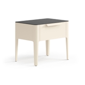 Тумба прикроватная Piega 1 ящик Матовый светло-бежевый