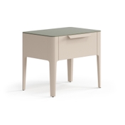 Тумба прикроватная Piega 1 ящик Матовый бисквитный