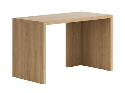 Мебель Стол Module письменный с двумя опорами. Цвет Грецкий орех. Материал Ламинатин. Коллекция Стол Module письменный с двумя опорами. Картинка.