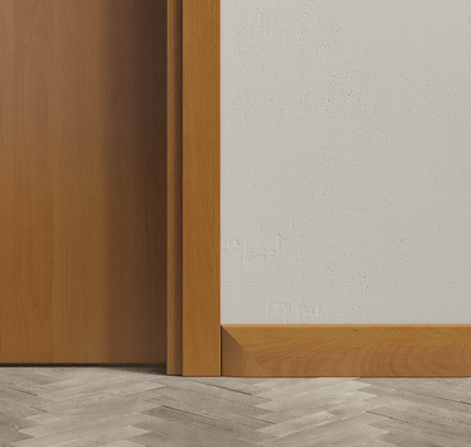 Плинтус Плинтус Универсальный 100 мм. Цвет Бук светлый с патиной. Коллекция Плинтус Универсальный 100 мм. Картинка.