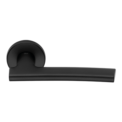 Ручки для дверей Ручка дверная Сан. Цвет Чёрный. Коллекция Сан. Картинка.