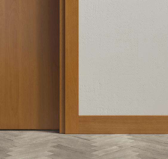 Плинтус Плинтус Плоский 100 мм. Цвет Бук светлый с патиной. Коллекция Плинтус Плоский 100 мм. Картинка.