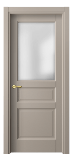 Дверь межкомнатная 1432 МБСК САТ. Цвет Матовый бисквитный. Материал Гладкая эмаль. Коллекция Галант. Картинка.
