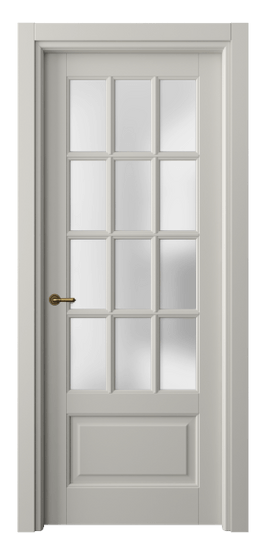Дверь межкомнатная 6313 БТСР САТ. Цвет Бук тёплый серый. Материал Массив бука эмаль. Коллекция Toscana Grigliato. Картинка.
