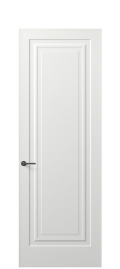 Дверь межкомнатная АКП 8401 МССР. Цвет Матовый светло-серый. Материал Гладкая эмаль. Коллекция Mascot. Картинка.