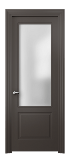 Межкомнатная дверь 8552 МАН САТ. Цвет Матовый антрацит. Материал Гладкая эмаль. Коллекция Esse. Фото. Дверь межкомнатная 8552 МАН САТ. Цвет Матовый антрацит. Материал Гладкая эмаль. Коллекция Esse. Картинка.
