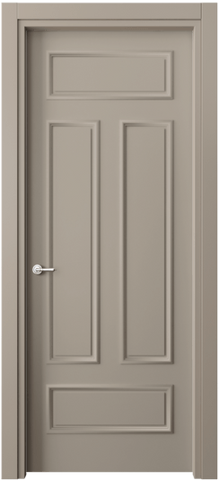 Дверь межкомнатная 8143 МБСК. Цвет Матовый бисквитный. Материал Гладкая эмаль. Коллекция Paris. Картинка.