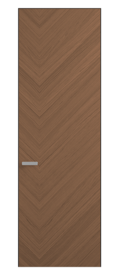 Дверь межкомнатная ПУ 0201 ДСРМР Дуб серый матовый. Цвет Дуб серый матовый рифт. Материал Радиальный шпон НатурВуд. Коллекция Рифт. Картинка.