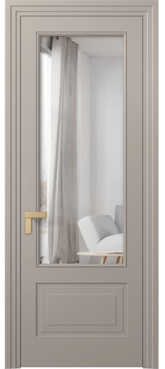 Межкомнатная дверь 8342 МБСК Двустороннее зеркало. Цвет Матовый бисквитный. Материал Гладкая эмаль. Коллекция Rocca. Фото. Дверь межкомнатная 8342 МБСК Двустороннее зеркало. Цвет Матовый бисквитный. Материал Гладкая эмаль. Коллекция Rocca. Картинка.