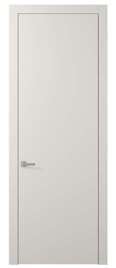 Дверь межкомнатная 0010 МПБЛ. Цвет Матовый пудровый белый. Материал Гладкая эмаль. Коллекция Planum. Картинка.