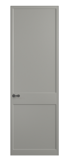 Дверь межкомнатная 7521 МНСР. Цвет Матовый нейтральный серый. Материал Гладкая эмаль. Коллекция Softform. Картинка.