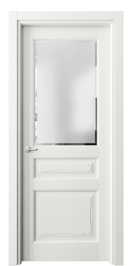 Дверь межкомнатная 6324 БС САТ-Ф. Цвет Бук серый. Материал Массив бука эмаль. Коллекция Toscana Elegante. Картинка.