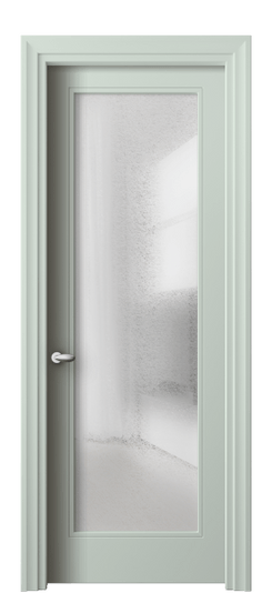 Дверь межкомнатная 8502 NCS S 1005-B80G ЛЕД. Цвет NCS NCS S 1005-B80G. Материал Гладкая эмаль. Коллекция Esse. Картинка.