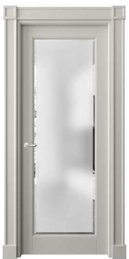 Дверь межкомнатная 6300 БТСР САТ-Ф. Цвет Бук тёплый серый. Материал Массив бука эмаль. Коллекция Toscana Plano. Картинка.