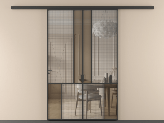 Алюминевая перегородка vd2_1 ЧЕР. Цвет Алюминий Черный. Материал Алюминий. Коллекция Перегородка Mosaic вдоль стены двустворчатая. Фото. Алюминевая перегородка vd2_1 ЧЕР. Цвет Алюминий Черный. Материал Алюминий. Коллекция Перегородка Mosaic вдоль стены двустворчатая. Картинка.