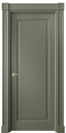 Дверь межкомнатная 6301 БОТ. Цвет Бук оливковый тёмный. Материал Массив бука эмаль. Коллекция Toscana Plano. Картинка.