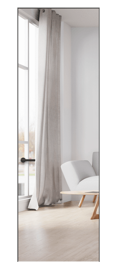 Дверь межкомнатная 0013 АКП скрыт. Цвет Зеркало с одной стороны. Материал Зеркало. Коллекция Селект. Картинка.