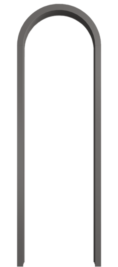 Межкомнатная дверь Арка МКЛС. Цвет Матовый классический серый. Материал Гладкая эмаль. Коллекция Palazzo. Фото. Дверь межкомнатная Арка МКЛС. Цвет Матовый классический серый. Материал Гладкая эмаль. Коллекция Palazzo. Картинка.