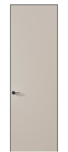 Дверь межкомнатная 0010 АКП МСБЖ. Цвет Матовый светло-бежевый. Материал Гладкая эмаль. Коллекция Planum Pro. Картинка.