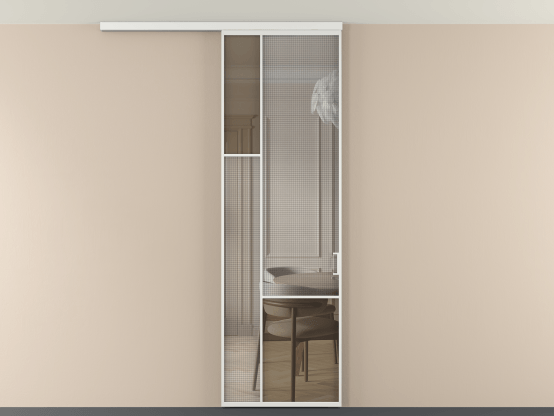 Алюминевая перегородка vdp1_6_АБЛ_MS+Бронза триплекс_new. Цвет Алюминий белоснежный. Материал Алюминий в эмали. Коллекция Перегородка Mosaic вдоль стены на потолок 1 створка. Фото. Алюминевая перегородка vdp1_6_АБЛ_MS+Бронза триплекс_new. Цвет Алюминий белоснежный. Материал Алюминий в эмали. Коллекция Перегородка Mosaic вдоль стены на потолок 1 створка. Картинка.