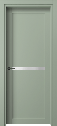 Дверь межкомнатная 2112 ПЭСО САТ. Цвет ПЭТ светло-оливковый. Материал ПЭТ. Коллекция Нео. Картинка.