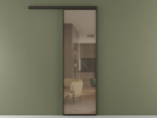 Перегородка Formato вдоль стены 1 створка