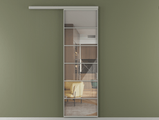 Перегородка Формато вдоль стены 1 створка