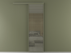 Перегородка Формато вдоль стены 1 створка