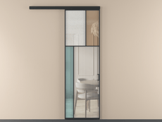 Перегородка Мозаик вдоль стены 1 створка