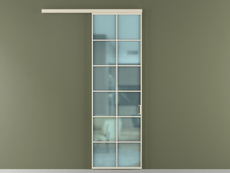 Перегородка Formato вдоль стены 1 створка