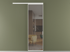 Перегородка Формато вдоль стены 1 створка