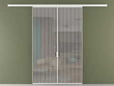 Перегородка Formato вдоль стены 2 створки