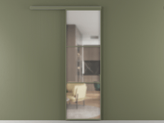 Перегородка Formato вдоль стены 1 створка