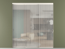 Перегородка Формато внутри проёма 3 створки с синхронным механизмом