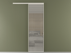 Перегородка Формато вдоль стены 1 створка