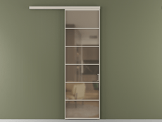 Перегородка Формато вдоль стены 1 створка