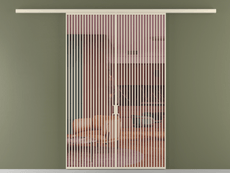 Перегородка Formato вдоль стены двустворчатая