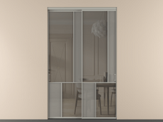 Перегородка Mosaic внутри проёма 2 створки