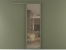 Перегородка Formato вдоль стены 1 створка