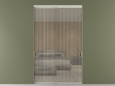 Перегородка Formato внутри проёма 2 створки